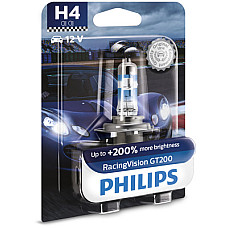 Bec, far principal Bec ambalaj blister 1buc H4 12V 60/55W P43T-38 RacingVision GT200 3500K IVECO DAILY I DAILY II MERCEDES 123 C123 123 W123 123 T-MODEL S123 124 A124 124 C124 11.65- PHILIPS PHI 12342RGTB1