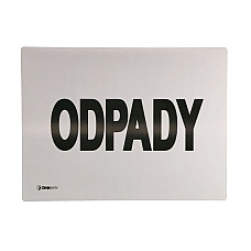 Semn de avertizare Warning/information boardWarning/information board ODPADY 1pcs 400mm x 300mm CARGOPARTS CARGO-T120