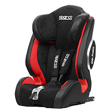 Scaun copil Car seat F1000K PREMIUM ECE R44/04 9-36 kg. Black/Red plastic / polyester ISOFIX SPARCO SPRO 1000KIG123RD