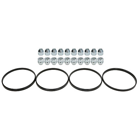 Trusa de montare a jantei de aliaj Fitting kit DO 112x1061 N M12x15 K21 OPEN 1 kit / 4 wheels - B/N qty 24 MAK MAK 8000000085