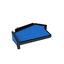 Raft interior cabina ofer Raftul cabinei Panou LED lumina alba mijloc mijloc culoare: albastru serie: ELEGANCE FORD F-MAX F-CORE F-CORE FT34 BLUE
