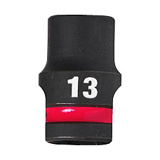 "Tubulare si accesorii Socket impact Hexagonal 1/2"" metric size: 13 mm finish: neagra" MILWAUKEE 4932480307