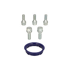 Trusa de montare a jantei de aliaj Fitting kit FZ24 74.1-66.1 B B12 60 cone M12x15 L26 1 kit / 1 wheel - 5 holes ITWHEELS ITW49043
