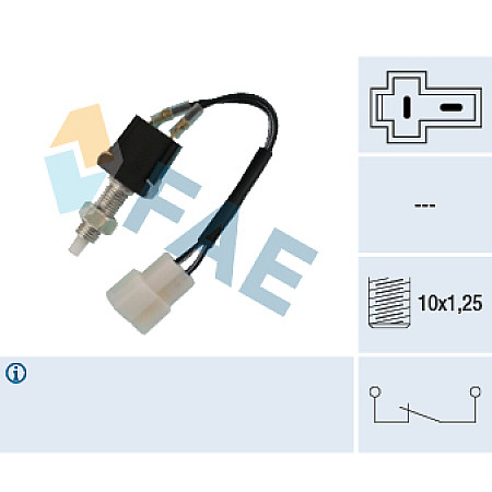 Comutator lumini frana Intrerupator frana DAIHATSU FEROZA HIJET ROCKY HYUNDAI H100 MITSUBISHI CORDIA SAPPORO II STARION SUBARU JUSTY I LEONE II LEONE III XT TOYOTA CARINA E VI 01.75-12.04 FAE FAE24330