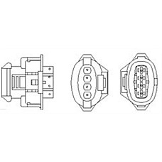 Sonda lambda numar fire 4 1500mm FIAT CROMA 2.2 06.05-12.10 MAGNETI MARELLI 466016355133