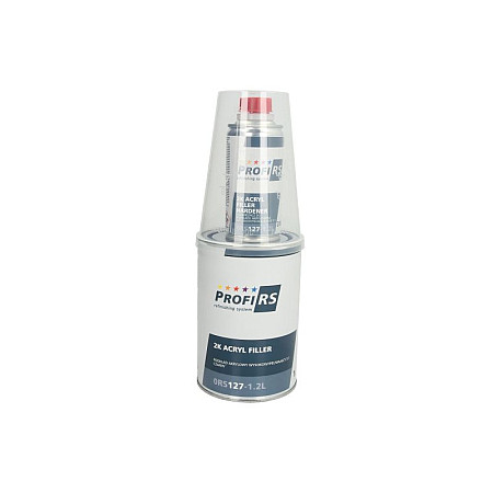 Grund / Primere Grund acrilic negru 12L intaritor tip de pulverizare: pistol proportii: 5:1 aplicatie pentru suprafata: Caroseria auto PROFIRS 0RS127-1.2L