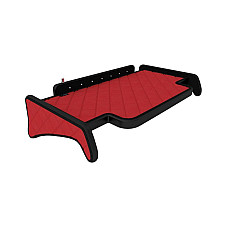 Raft interior cabina ofer Raftul cabinei cabina larga XXL mijloc Panou LED lumina alba cabina culoare: rosu serie: ELEGANCE MAN F-CORE F-CORE FT04 RED