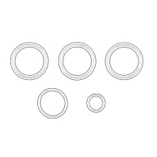 Set garnituri, transmisie manuala Transmission seal set JOHN DEERE 2054 5080R 5090R 5100R 5105ML 653E 6090M 6090MC 6090RC 6095MC 6095RC 6100M 6100MC 6100RC 6105M 6105MC 6105R 6105RC 6110M 6110MC 6110R OE JOHN DEERE AL207509-JD