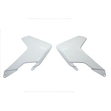 Plastic off-road Radiator covers colour White CEMOTO 8418100007 CEM