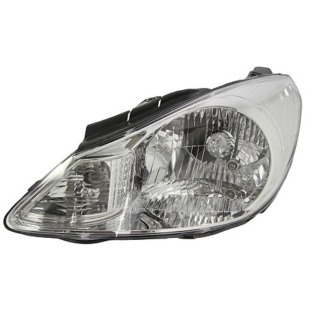 Far Lampa frontala Stanga H4 electric cu motor culoare insert: cromat HYUNDAI I10 I TYC TYC 20-11784-05-2