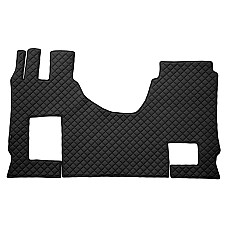 Covor compartiment picioare F-CORE pe intregul etaj scaun pasager convertibil cantitate in set 3 szt. material - piele matlasata eko culoare - negru cabina lata 250 cm MERCEDES ACTROS MP4 / MP5 07.11- F-CORE F-CORE FL43 BLACK