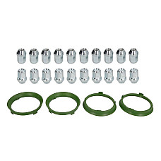 Trusa de montare a jantei de aliaj Fitting kit 671x601 N M12x125 K19 CLOSED 1 kit / 4 wheels - B/N qty 20 MAK MAK 8000000532