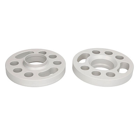 Distantiere de roti Wheel spacer - 2 pcs x thickness: 20mm locating hole diameter: 57mm PRO-SPACER series - 9 fitting elements included - No - Silver EIBACH S90-9-20-004