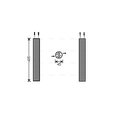 Filtru uscator aer conditionat MAN TGA TGL I TGM I TGS I TGX I D0834LFL40-D2876LF25 04.00- HIGHWAY 42031001HW