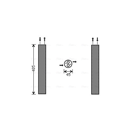 Filtru uscator aer conditionat MAN TGA TGL I TGM I TGS I TGX I D0834LFL40-D2876LF25 04.00- HIGHWAY 42031001HW