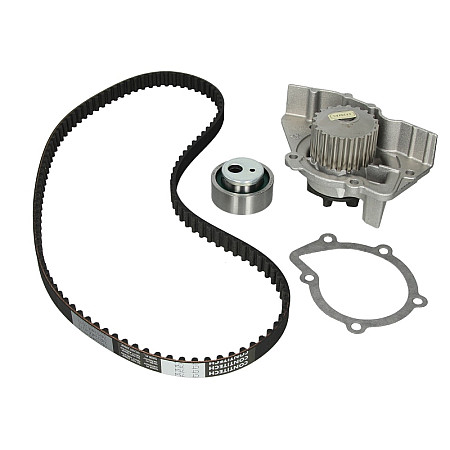 Set pompa apa + curea dintata Set de sincronizare curea + scripete + pompa de apa CITROEN BERLINGO BERLINGO/MINIVAN BX EVASION XANTIA XSARA ZX FIAT ULYSSE PEUGEOT 205 I 205 II 1.6/1.8/1.9 10.82-10.04 HEPU PK08710