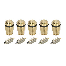Cui poantou Carburettor needle valve with a socket quantity per packaging:5pcs SUZUKI DR GN GR GS GSX GSX-R GV LT LT-F SP 125-1200 1980-2015 TOURMAX FVS-303/5