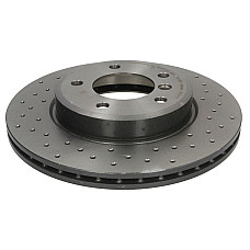 Disc frana Brake disc BREMBO Xtra 1pcs Drilled front  L/R outer diameter 300 mm thickness 22 mm BMW 3 E46 Z3 E36 Z4 E85 1.8-3.0 02.98-02.09 BREMBO 09.7701.1X