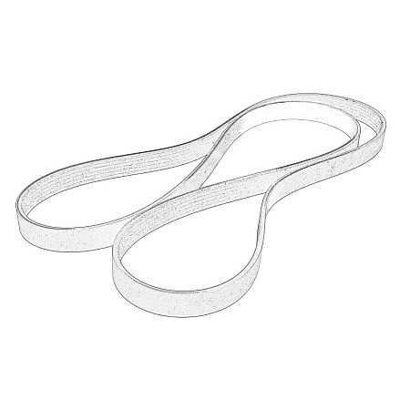 Curea transmisie cu caneluri Multi-V-belt JEEP CHEROKEE WRANGLER IV 2.0 11.17- CHRYSLER 04893758AA