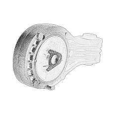 Suport motor Engine mount R CITROEN C4 GRAND PICASSO II C4 PICASSO II C4 SPACETOURER C5 AIRCROSS GRAND C4 SPACETOURER JUMPY III SPACETOURER OPEL VIVARO C ZAFIRA LIFE PEUGEOT 308 II 2.0D 06.13- OE PEUGEOT 9817223080