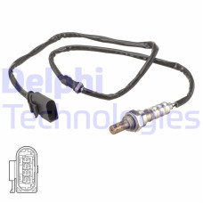 Sonda lambda 870mm CHEVROLET EPICA NISSAN X-TRAIL I SEAT IBIZA IV IBIZA IV SC IBIZA IV ST IBIZA IV/HATCHBACK TOLEDO IV SKODA FABIA II RAPID ROOMSTER 1.2-2.2D 06.01- DELPHI ES21111-12B1