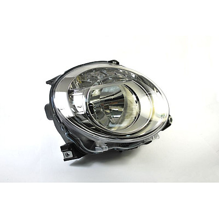 Far Lampa frontala Stanga halogen H7/WY21W electric cu motor culoare insert: cromat ABARTH 500 / 595 / 695 500C / 595C / 695C FIAT 500 500 C MAGNETI MARELLI 712455501129