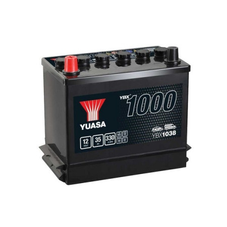 Acumulator Pornire Battery YUASA 12V 35Ah/330A YBX1000 CaCa L+ standard 243x135x202 B11 starting YUASA YBX1038