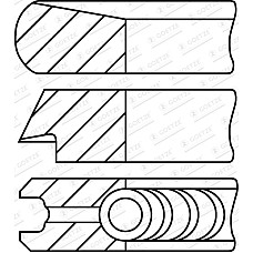 Set segmenti piston 75 STD 195 2 2 de piston DS DS 3 DS 4 DS 5 CITROEN BERLINGO BERLINGO MULTISPACE BERLINGO/MINIVAN C3 AIRCROSS II C3 II C3 III C3 PICASSO C4 CACTUS 1.6D 02.13- GOETZE 08-453100-00