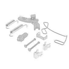 Set accesorii, sabot de frana Set de montaj pantofi de frana IVECO DAILY II DAILY III DAILY IV DAILY V 01.96-02.14 OEM 93161851Z