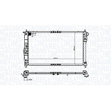 Radiator, racire motor Radiator motor Automat/Manual  DAEWOO LEGANZA NUBIRA 1.6/2.0/2.2 MAGNETI MARELLI 350213174900