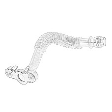 Conducta ulei, incarcare Teava de retur a uleiului de turbocompresor DS DS 3 DS 4 II DS 7 CITROEN BERLINGO BERLINGO/MINIVAN C-ELYSEE C3 AIRCROSS II C3 III C4 CACTUS C4 III 1.5D 06.17- OE PEUGEOT 9823885680