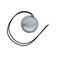 Lampa gabarit Clearance light elements insert 12/24V green light white lampshade WAS 546/II/M W74.3