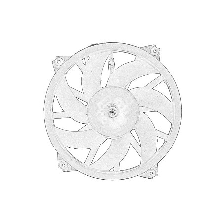 Ventilator, radiator Radiator fan two speeds CITROEN BERLINGO MULTISPACE BERLINGO/MINIVAN PEUGEOT 3008 5008 PARTNER TEPEE PARTNER/MINIVAN RCZ 1.6D/2.0D/2.0DH 08.05- OE PEUGEOT 1253T5