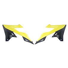 Kituri de plastic Radiator covers colour Black/Yellow SUZUKI RM-Z 250/450 2018-2023 CEMOTO 8421100005 CEM
