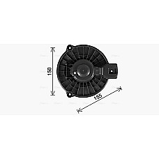 Electromotor, ventilatie interioara Suflanta de aer HONDA CITY V JAZZ III 1.2-1.4 07.08- AVA COOLING HD8326 AVA