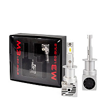 Bec incandescent LED light bulb Set 2pcs H1 12/24V 50W no road approval for vehicles without CAN-Bus white 6500K M-TECH LSAL1