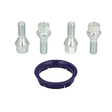 Trusa de montare a jantei de aliaj Fitting kit FZ06 63.3-58.1 B B14 60 cone M12x125 L28 1 kit / 1 wheel - 4 holes ITWHEELS ITW49069