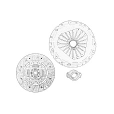 Set ambreiaj Kit ambreiaj 267mm IVECO S2000 OE IVECO 42575796