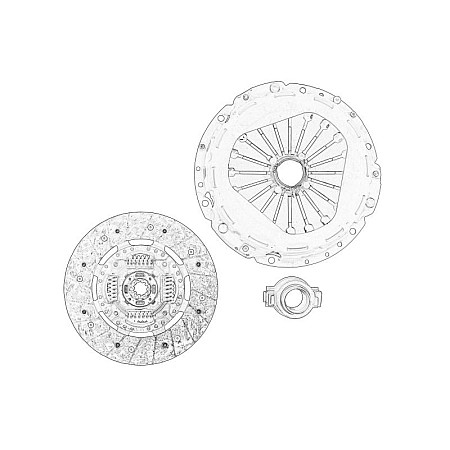 Set ambreiaj Kit ambreiaj 267mm IVECO S2000 OE IVECO 42575796