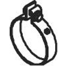 Colier, sistem de esapament Element de montare a sistemului de evacuare partea de prindere NEOPLAN STARLINER TOURLINER 01.03- DINEX DIN49916