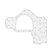Garnitura capac, distributie Timing gear cover gasket PERKINS 1004-4 1004.40 1004.40S 1004.40TA 1004.42 1004.4T AD - 1004.40TW PERKINS U5MK0641