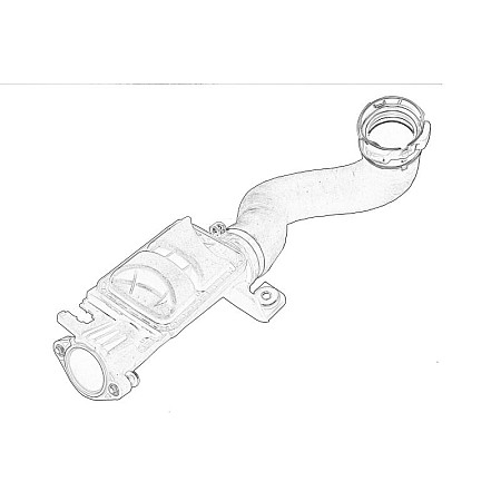 Furtun ear supraalimentare Intercooler furtun ALFA ROMEO GIULIETTA 2.0D 04.10-12.20 OE FIAT 50520796