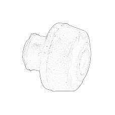 Suport radiator Radiator mounting bracket bottom  RENAULT CAPTUR I CLIO IV TWINGO III 0.9-Electric 11.12- OE RENAULT 21 50 639 95R