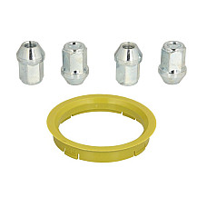 Trusa de montare a jantei de aliaj Fitting kit FZ24 74.1-66.1 N D2 60 cone M12x125 1 kit / 1 wheel - 4 holes ITWHEELS ITW49057
