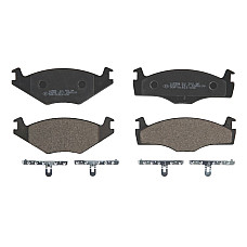 Set placute de frana Fata AUDI 100 C2 80 B2 COUPE B2 SEAT CORDOBA IBIZA II TOLEDO I VW CADDY I GOLF I GOLF II GOLF III JETTA I JETTA II PASSAT B2 1.3-2.1 08.75-10.02 BRECK 20887 20 702 00