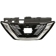 Grila radiator Front grille with parking sensor holes neagra NISSAN QASHQAI II J11 03.17-12.20 BLIC 6502-07-1617996P