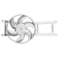 Ventilator, radiator Radiator fan with housing FIAT PANDA 1.1/1.2 09.03- OEM 1107467X99410P