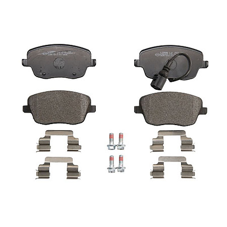 Set placute de frana Fata cu senzor de uzura integrat cu suplimente SEAT IBIZA III SKODA FABIA I FABIA II ROOMSTER ROOMSTER PRAKTIK VW POLO 1.2-2.0 12.99-05.15 BRECK 23581 00 702 10