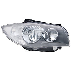 Far Lampa frontala Dreapta H7/H7 automat electric fara motoras culoare insert: negru BMW 1 E81 1 E82 1 E87 1 E88 01.07-03.09 TYC TYC 20-0649-15-2