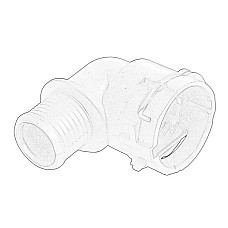 Racord, schimbator de caldura Heater element connector OPEL MOKKA / MOKKA X 1.4/1.4LPG/1.6 OE OPEL 95089364